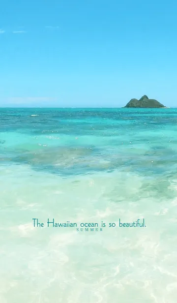 [LINE着せ替え] Hawaiian ocean is so beautiful-SUMMER-13の画像1