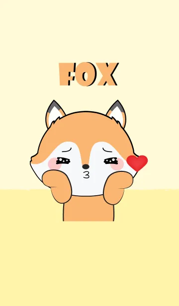 [LINE着せ替え] So Cute fox Theme (jp)の画像1