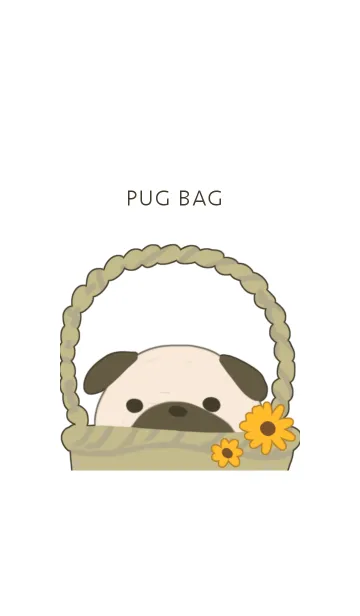 [LINE着せ替え] pug bagの画像1