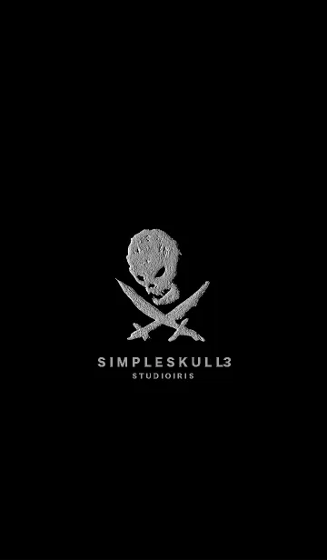 [LINE着せ替え] S I M P L E S K U L L 3の画像1