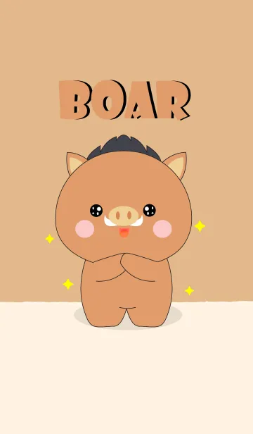 I Love Boar Theme (jp)の着せ替えメイン画像