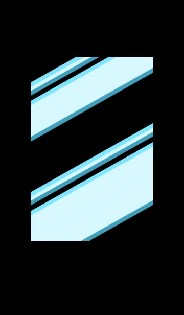 [LINE着せ替え] シンプル 青と黒 ロゴ無し No.3-2の画像1