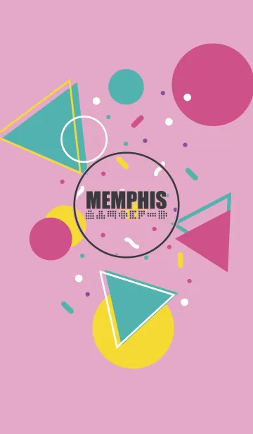 [LINE着せ替え] Memphis Plum Violetの画像1