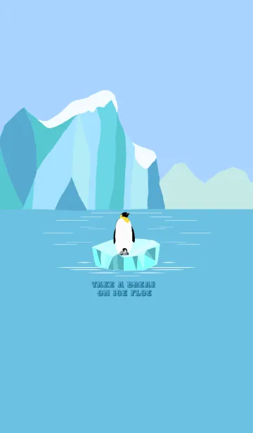 [LINE着せ替え] 流氷の上で、ひと休みの画像1