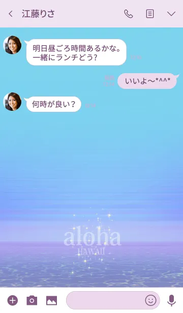 [LINE着せ替え] ハワイ＊ALOHA+70の画像3