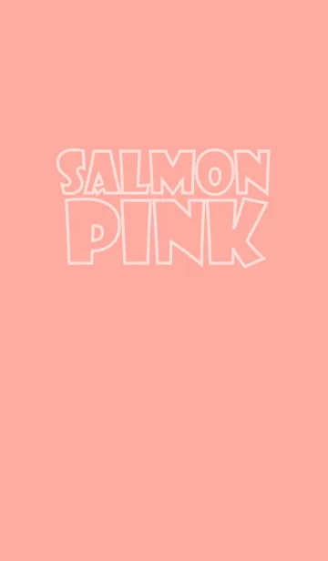 [LINE着せ替え] I Love salmon pink theme (jp)の画像1