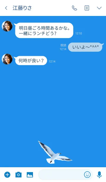 [LINE着せ替え] カモメ～知床の旅の記録の画像3