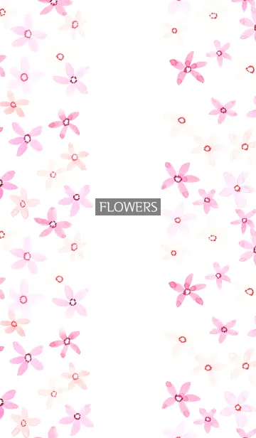[LINE着せ替え] water color flowers_1029の画像1