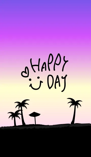 [LINE着せ替え] アロハ！-スマイル7-の画像1