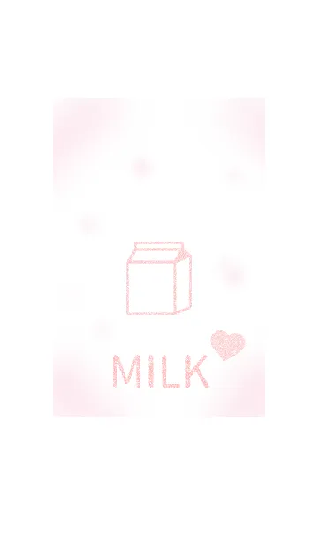 [LINE着せ替え] MILK(ミルク)ピンクの画像1