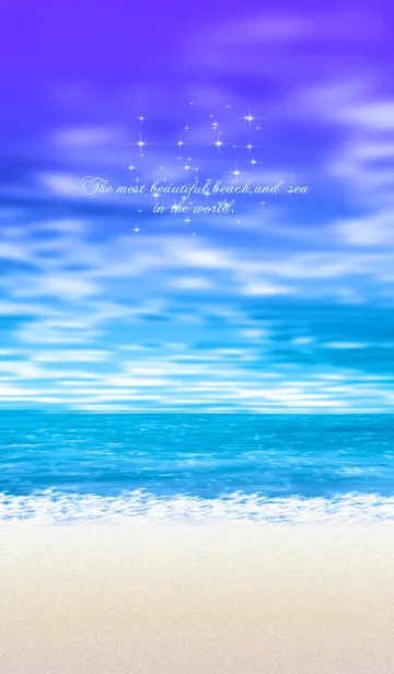 [LINE着せ替え] 世界で最も美しく心癒される空と海●Ver16.の画像1