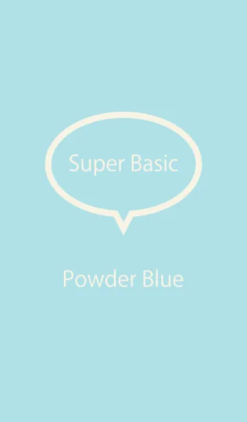 [LINE着せ替え] Super Basic Powder Blueの画像1