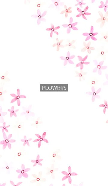 [LINE着せ替え] water color flowers_1031の画像1