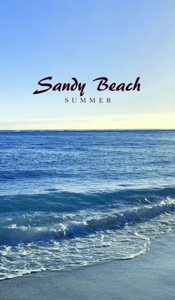 [LINE着せ替え] Sandy Beach -BLUE- 12の画像1