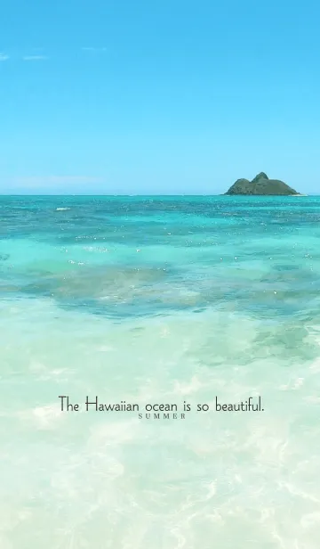 [LINE着せ替え] Hawaiian ocean is so beautiful-SUMMER-16の画像1