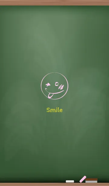 [LINE着せ替え] Black Board Smile 5.の画像1