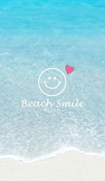 [LINE着せ替え] Blue Beach Smile -MEKYM-の画像1