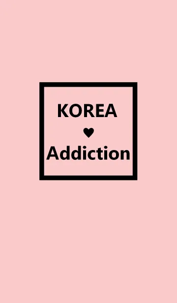 [LINE着せ替え] KOREA♥Addiction(PINK BLACK)の画像1