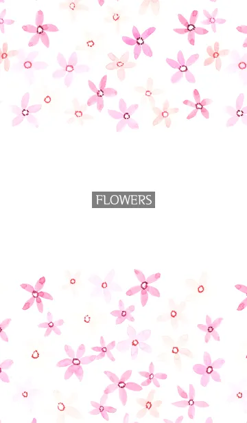 [LINE着せ替え] water color flowers_1028の画像1