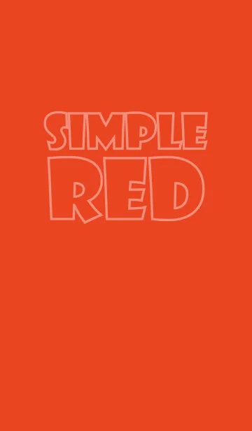 [LINE着せ替え] I Love Red theme (jp)の画像1