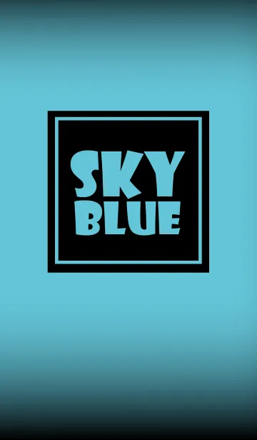 [LINE着せ替え] sky blue and black theme vr.3 (jp)の画像1