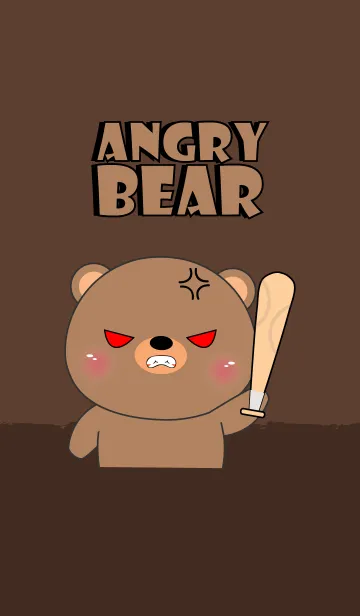 [LINE着せ替え] Love Angry Bear Theme (jp)の画像1