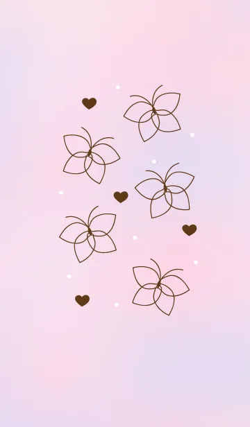 [LINE着せ替え] Cute butterflies 4 :)の画像1