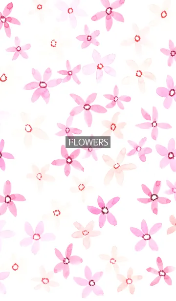 [LINE着せ替え] water color flowers_1027の画像1