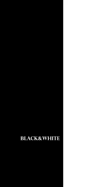 [LINE着せ替え] シンプル 白と黒 ロゴ無し No.4の画像1