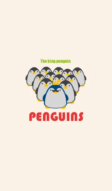 [LINE着せ替え] Penguins (King penguin)の画像1