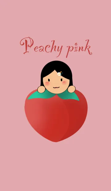[LINE着せ替え] Peachy pinkの画像1