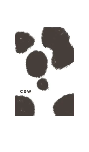 [LINE着せ替え] 牛模様の画像1