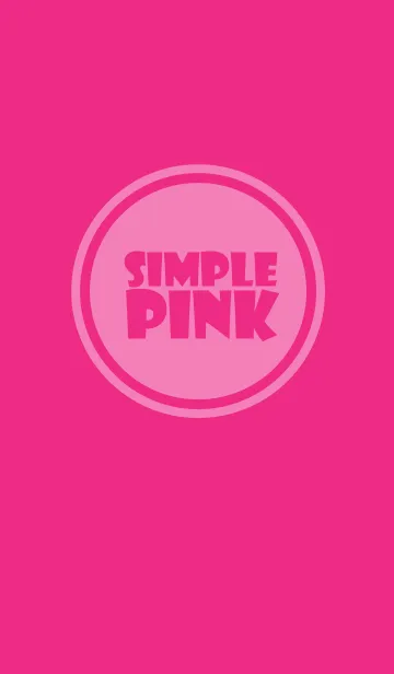 [LINE着せ替え] Simple pink Theme v.5 (jp)の画像1