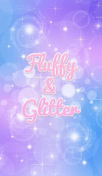 [LINE着せ替え] Fluffy ＆ Glitterの画像1