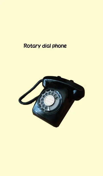 [LINE着せ替え] 黒電話の画像1