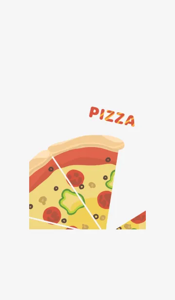 [LINE着せ替え] ピザpizzaの画像1