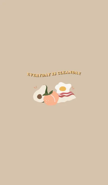 [LINE着せ替え] Everyday is clean dayの画像1