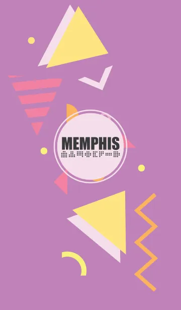 [LINE着せ替え] Memphis Violaの画像1