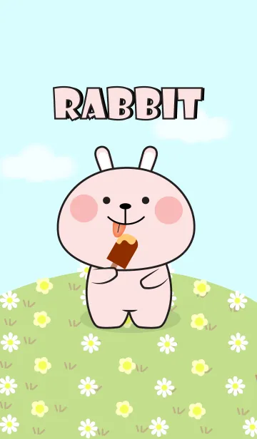 [LINE着せ替え] So Lovely Pink Rabbit Theme (jp)の画像1
