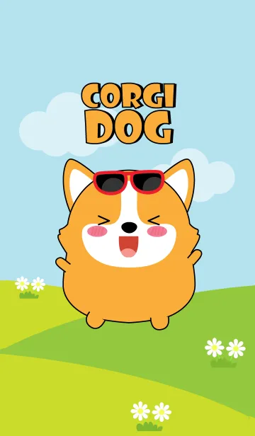 [LINE着せ替え] Lovely Fat Corgi Dog Theme (jp)の画像1
