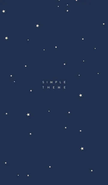 [LINE着せ替え] シンプルな星の着せ替えの画像1