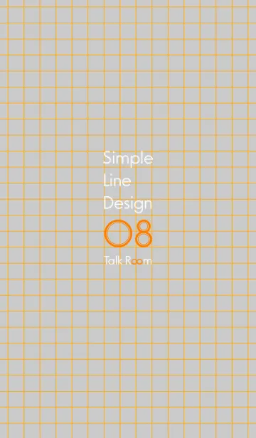 [LINE着せ替え] 08 Simple line Designの画像1