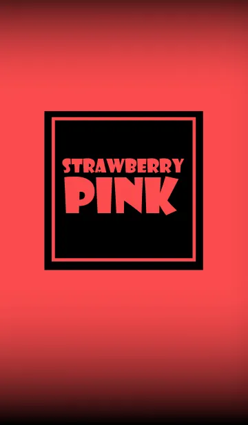 [LINE着せ替え] strawberry pink and black theme vr.3(jp)の画像1