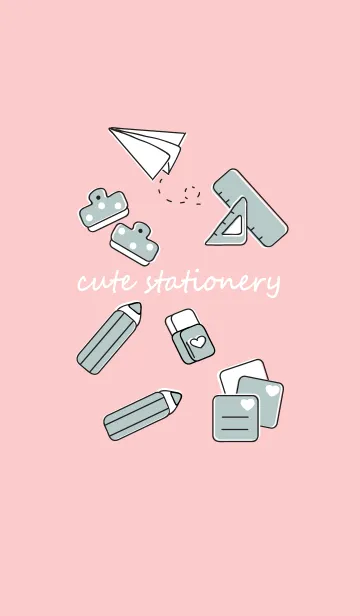 [LINE着せ替え] Cute stationery 2 ^^の画像1