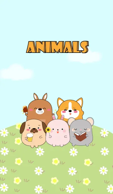 [LINE着せ替え] Love Cute Fat Animals5 (jp)の画像1