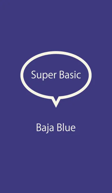 [LINE着せ替え] Super Basic Baja Blueの画像1