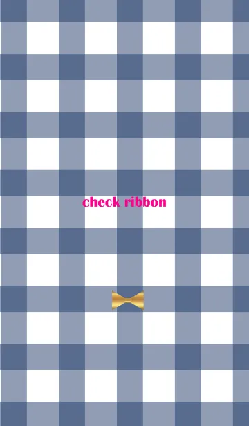 [LINE着せ替え] check ribbon 6.の画像1