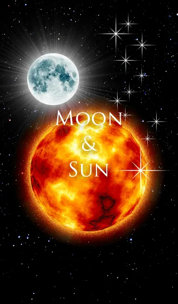 [LINE着せ替え] Moon ＆ Sunの画像1