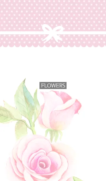 [LINE着せ替え] water color flowers_1052の画像1