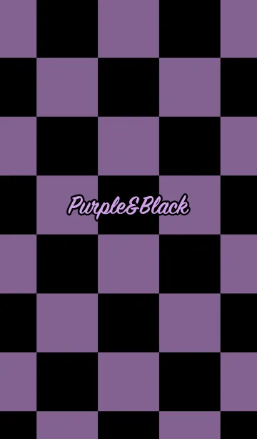 [LINE着せ替え] シンプル 紫と黒 ロゴ無し No.5-2の画像1